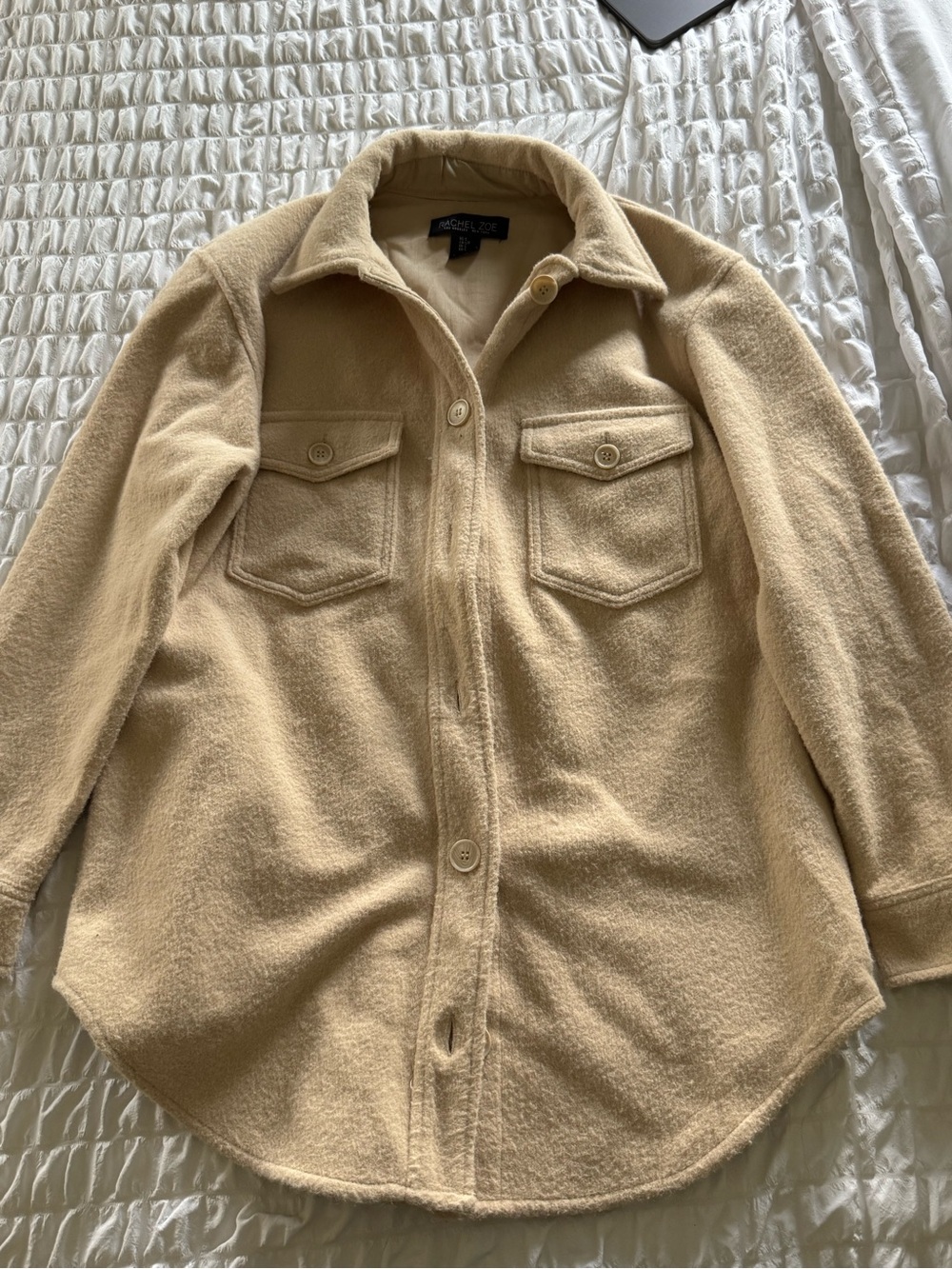 Cream Shacket Jacket